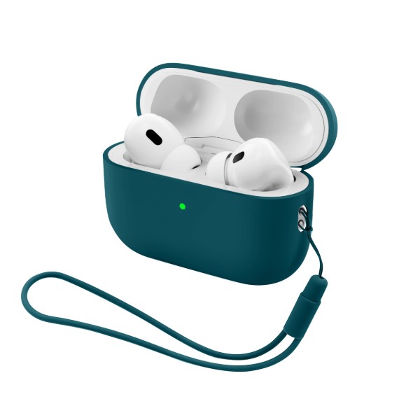 Фото - Чехол для наушников Armorstandart Silicone Case with straps for Apple AirPods Pro 3 Dark Green (ARM91279)
